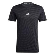 ADIDAS PERFORMANCE Funktionsskjorte 'Gym+'  grå / sort / hvid