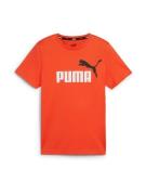 PUMA Shirts 'ESS+ 2 Col'  orangerød / sort / hvid