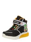 GEOX Sneakers 'CIBERDRON'  grøn / rød / sort / hvid