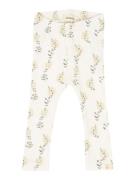 Lil'Atelier Leggings 'NBFGAVO'  sand / antracit / hvid