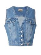 GUESS Vest 'EVA'  blue denim