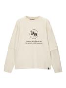 Pull&Bear Bluser & t-shirts  sort / offwhite