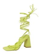 Simmi London Sandaler med rem 'PARIS'  lime