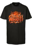 Mister Tee Shirts 'Streetball'  gul / orange / sort