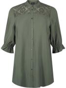 Zizzi Bluse 'SAMANTHA'  oliven