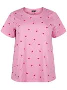 Zizzi Shirts 'VELIN'  bær / lys pink