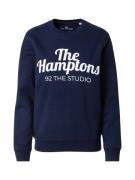 92 The Studio Sweatshirt 'The Hamptons'  navy / hvid