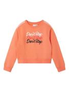 NAME IT Sweatshirt 'NONNA'  koral / laks / sort / hvid