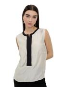 Lola Casademunt Bluse  sort / offwhite