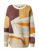 Iriedaily Pullover 'Fady'  beige / sand / mørkeorange / burgunder