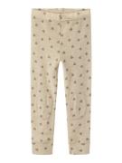 NAME IT Leggings  taupe / greige / sort