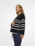 Vero Moda Maternity Pullover 'VMMSaba'  creme / sort