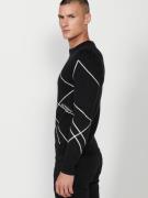 KOROSHI Pullover 'Punto'  sort / hvid