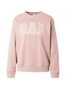 GAP Sweatshirt 'HERITAGE'  lys pink / hvid