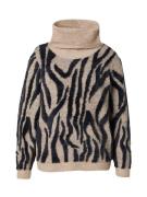 Vero Moda Curve Pullover 'VMCVALENTINA'  mørkebeige / sort