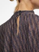 OBJECT Bluse 'Lux'  antracit / sort