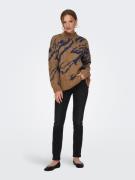 ONLY Pullover 'TANYA'  marin / brun-meleret