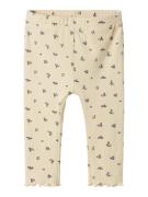 NAME IT Leggings 'NBFOLINNE'  beige / navy / oliven / gammelrosa