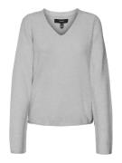 VERO MODA Pullover 'RAIN'  lysegrå