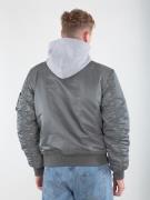 ALPHA INDUSTRIES Overgangsjakke 'MA-1 D-Tec'  grøn