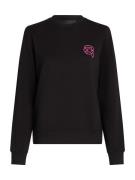 Karl Lagerfeld Sweatshirt 'IKONIK'  pink / sort