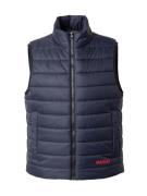 HUGO Vest 'Brentino'  navy / rød