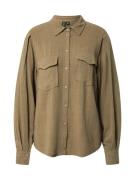 YAS Bluse 'Viggi'  sepia