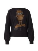 Frogbox Pullover 'Garfield'  guld / sort / hvid