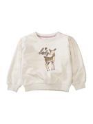 STACCATO Sweatshirt  beige-meleret / brokade / gylden gul / sort