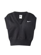 Nike Sportswear Sweatshirt 'PHNX FLC'  sort / hvid