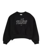 Nike Sportswear Sweatshirt 'CLUB FLC'  sort / hvid