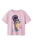 NAME IT Bluser & t-shirts 'Bored Ape'  blandingsfarvet / pink