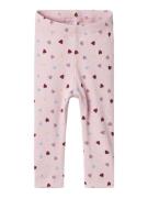 NAME IT Leggings 'NBFSMILES'  himmelblå / gul / lilla / cyclam