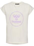 Hummel Bluser & t-shirts  lilla / hvid