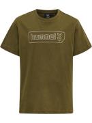 Hummel Shirts 'TOMB'  oliven / hvid