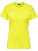 Hummel Funktionsbluse  lemon / hvid