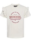 Hummel Bluser & t-shirts 'Violet'  rustrød / offwhite