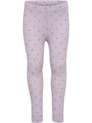 Hummel Leggings 'Beesy'  mørkegrøn / lilla