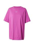 Nike Sportswear Shirts 'Essentials'  fuchsia / hvid