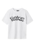 NAME IT Shirts 'Pokémon '  blandingsfarvet / hvid