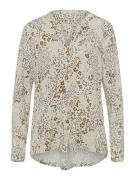 heine Bluse  champagne / brun