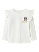 NAME IT Bluser & t-shirts 'NMFDESIRE MINNIE'  pastelgul / lysviolet / sort / hvid