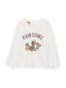 MANGO KIDS Bluser & t-shirts 'PAWSOME'  ecru / opal / brun / lysviolet