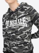 LONSDALE Sweatshirt 'CLOUGH'  grå / antracit / lysegrå / sort