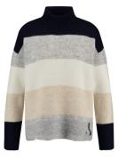 Key Largo Pullover 'TOUCH'  beige / ecru / grå-meleret / sort