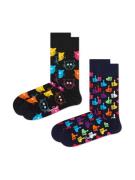 Happy Socks Sokker '2-Pack Cat Socks'  blandingsfarvet