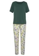 LASCANA Pyjamas 'LAS Summer Fruits PJ'  grøn / blandingsfarvet