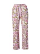 Hunkemöller Pyjamasbukser  grøn / lilla / fersken / hvid