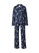 Chelsea Peers Pyjamas  sand / navy / sort