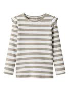 NAME IT Bluser & t-shirts 'NMFTAIA'  taupe / offwhite